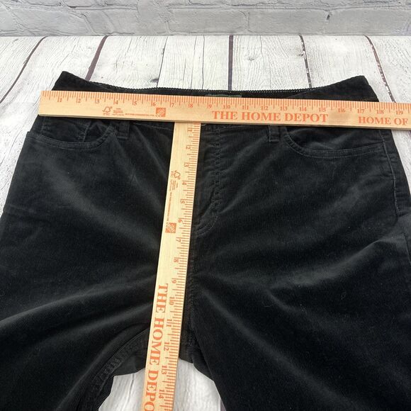Eddie Bauer Pants Womens 14 Black Corduroy‎ Straight Leg Stretch 36X31 - Picture 11 of 12